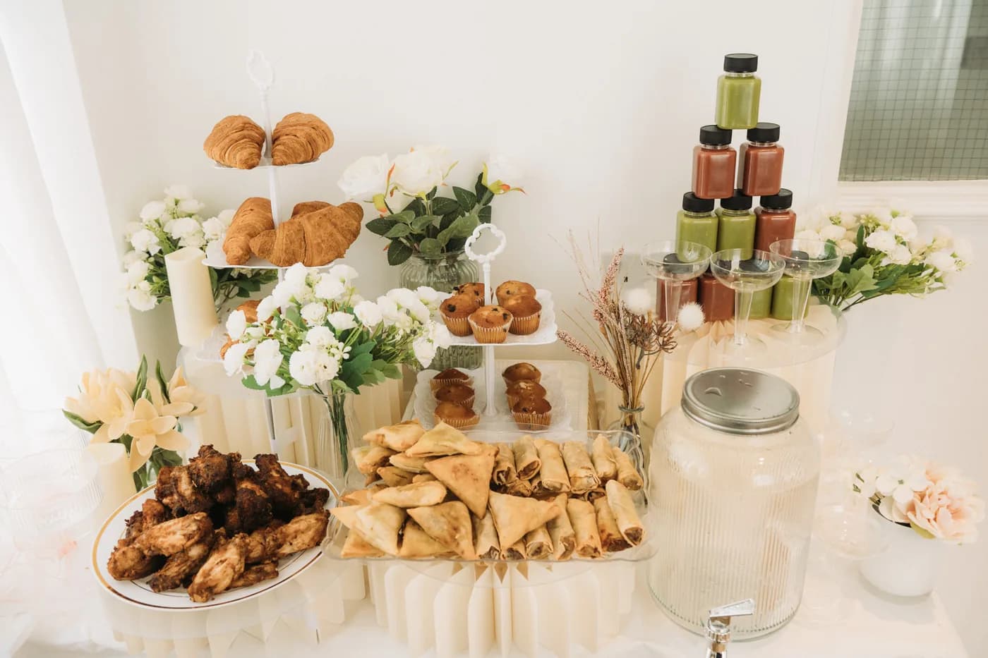 The brunch spread at the Pre-Launch gathering